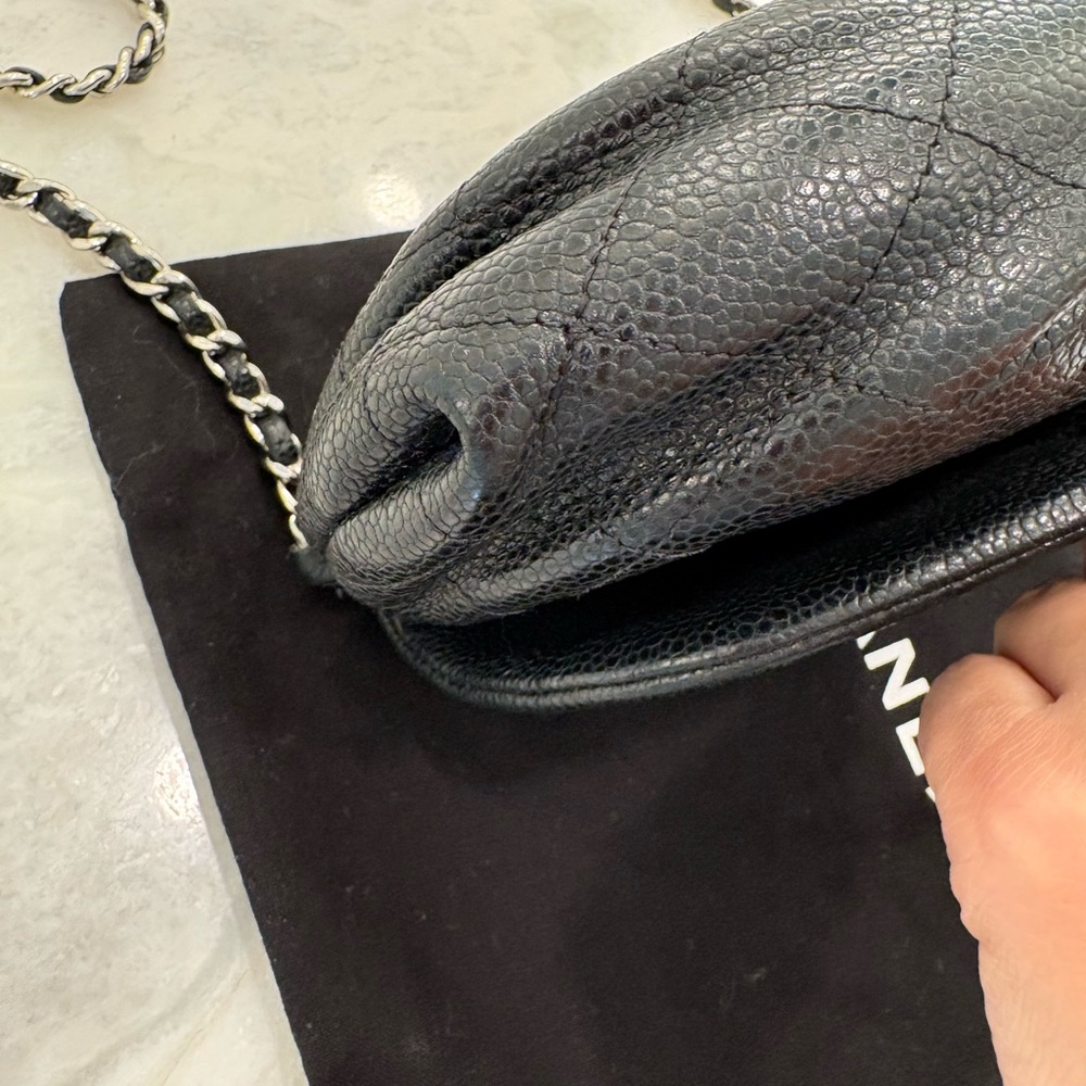 Chanel Black Wallet on a Chain - Picture 7 of 11